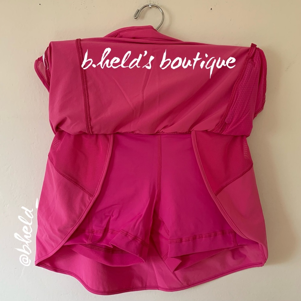 lululemon Hotty Hot High-Rise Skirt in Sonic Pink Size 4 Brand New NWT - Picture 11 of 14